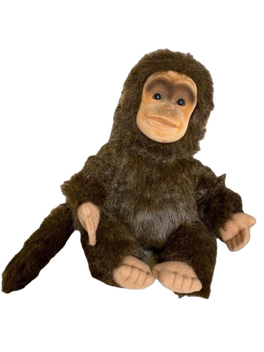 Vintage Hosung 1994 Hand Puppet Monkey Squeaker 14”